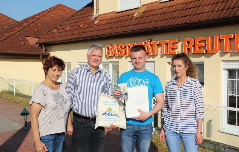 Rowerzyści już po stronie niemieckiej. Postój w Stavenhagen