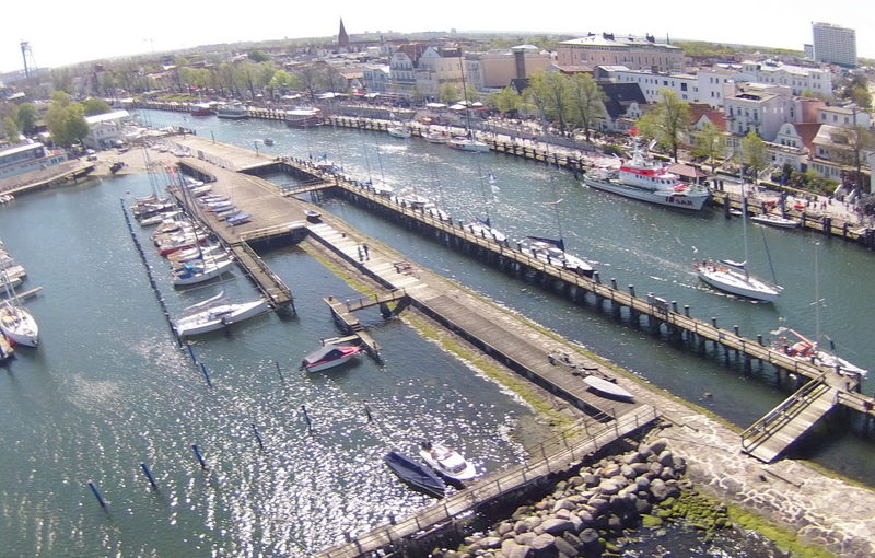 Warnemünde z lotu latawca